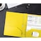 Better Office Products 2 Pocket Heavyweight Plastic Folder Portfolio With Prongs, Letter Size, Yellow, 24PK 86620 - alternate 2